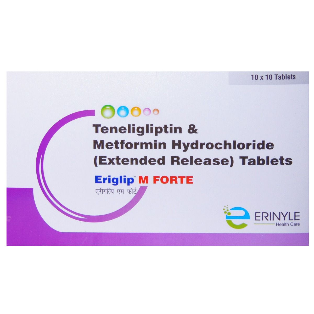 Buy Eriglip M Forte Tablet 10's Online