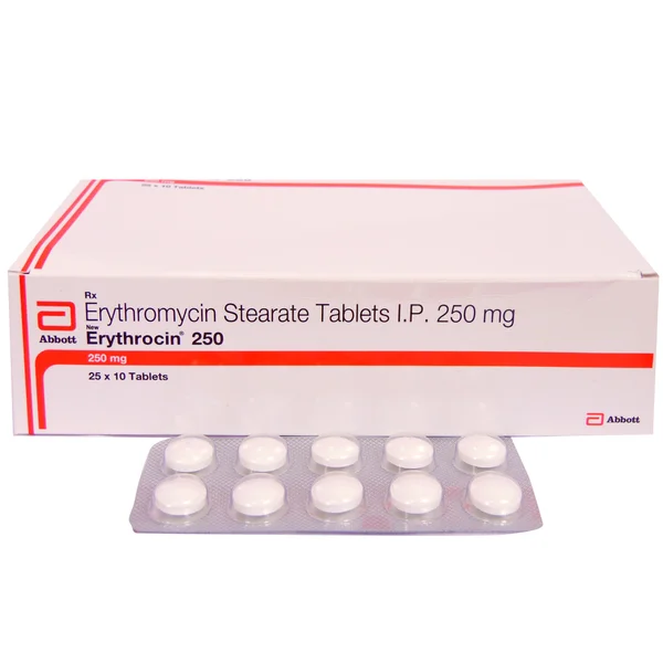 Erythrocin 250 Tablet 10's, Pack of 10 TABLETS