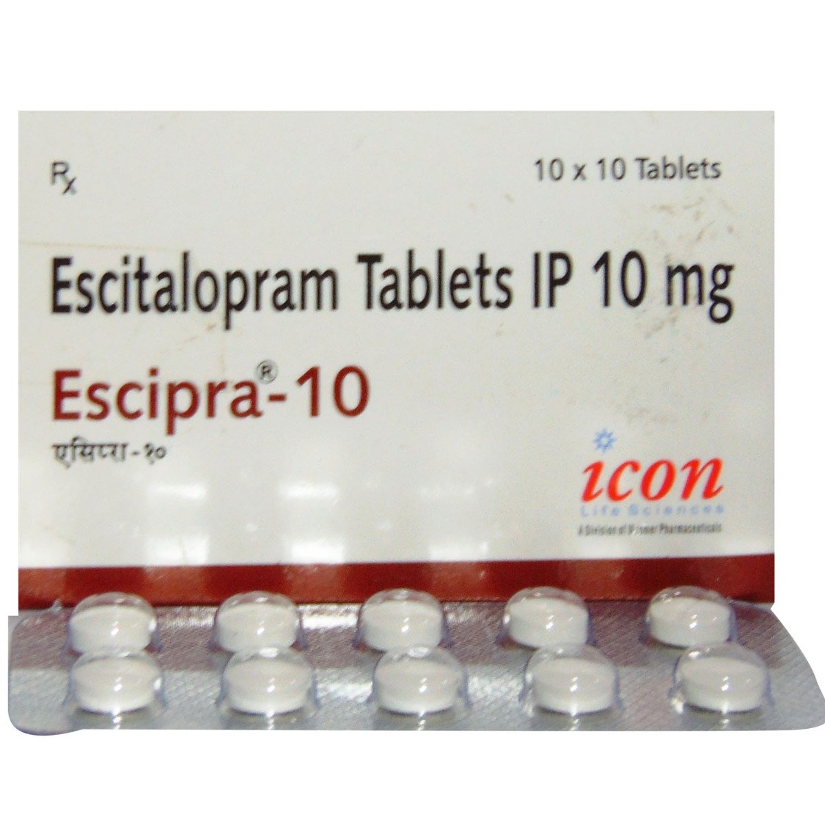 Escipra-10 Tablet 10's, Pack of 10 TABLETS Escipra-10 Tablet 10's, Pack of 10 TABLETS