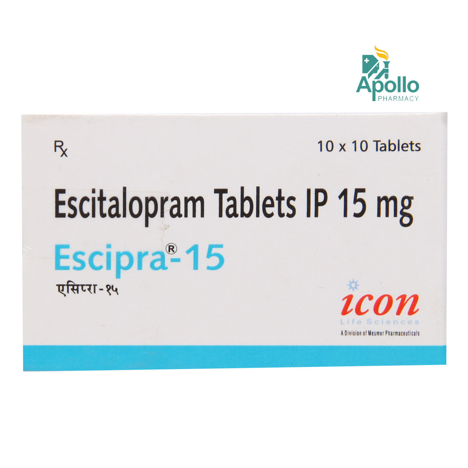 Buy ESCIPRA 15MG TABLET 10'S  Online