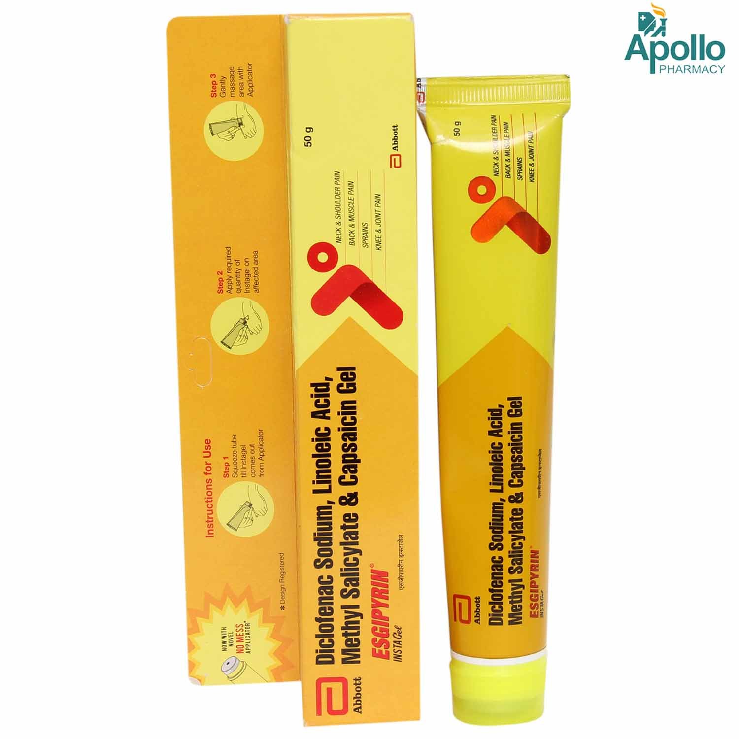 Esgipyrin Insta Gel 50 gm, Pack of 1 Gel Esgipyrin Insta Gel 50 gm, Pack of 1 Gel