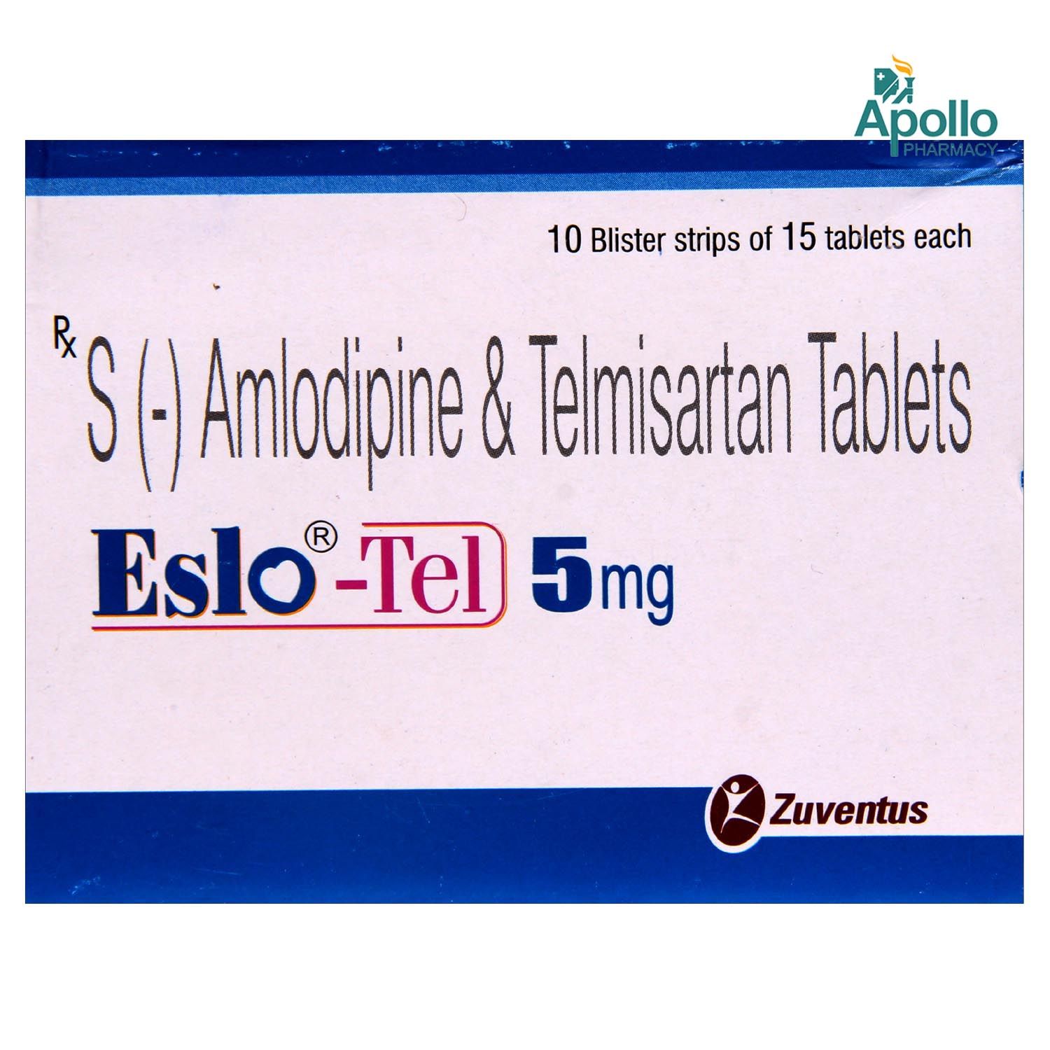 Buy Eslo-Tel 5 mg Tablet 15's Online