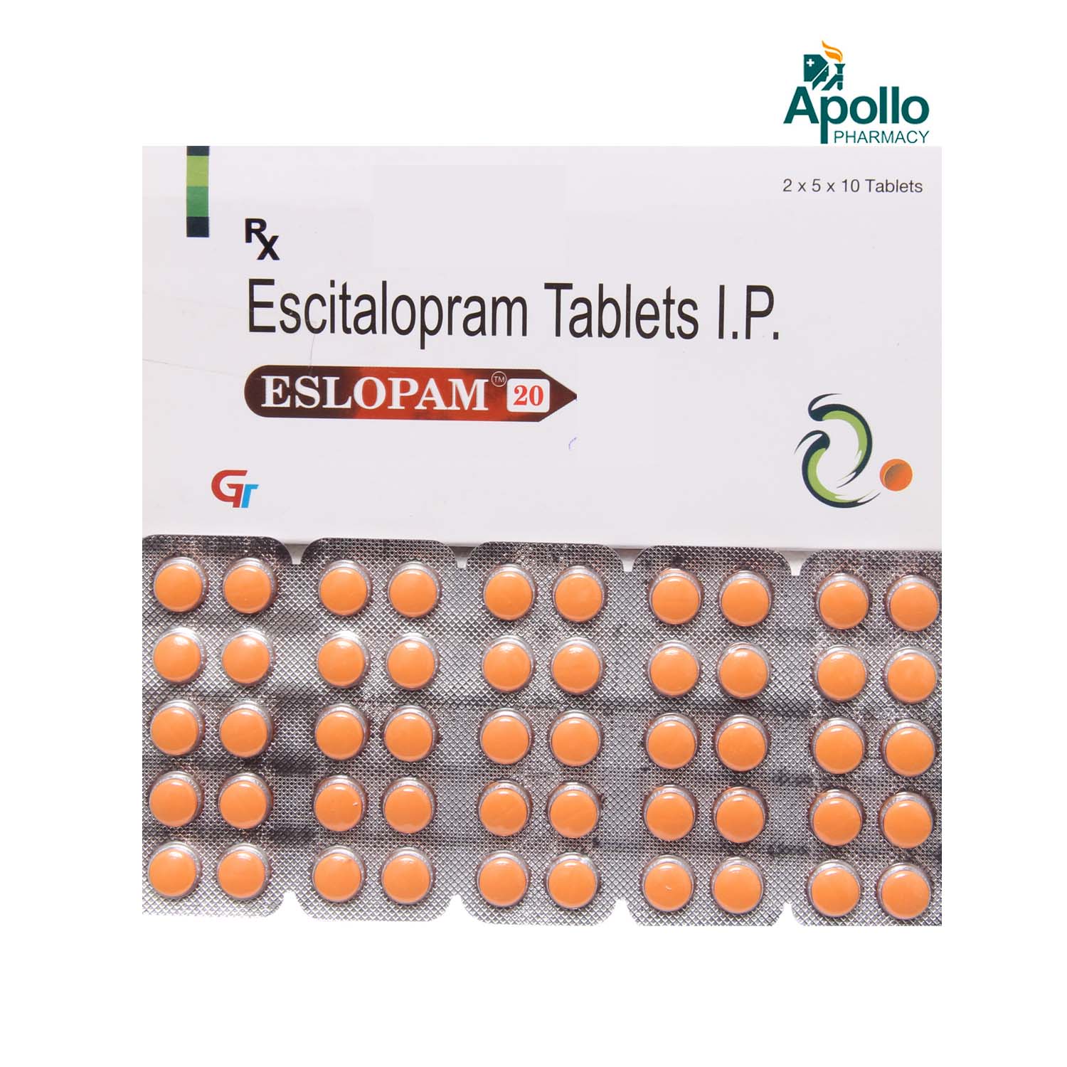 Eslopam 20 Tablet 10's, Pack of 10 TABLETS Eslopam 20 Tablet 10's, Pack of 10 TABLETS