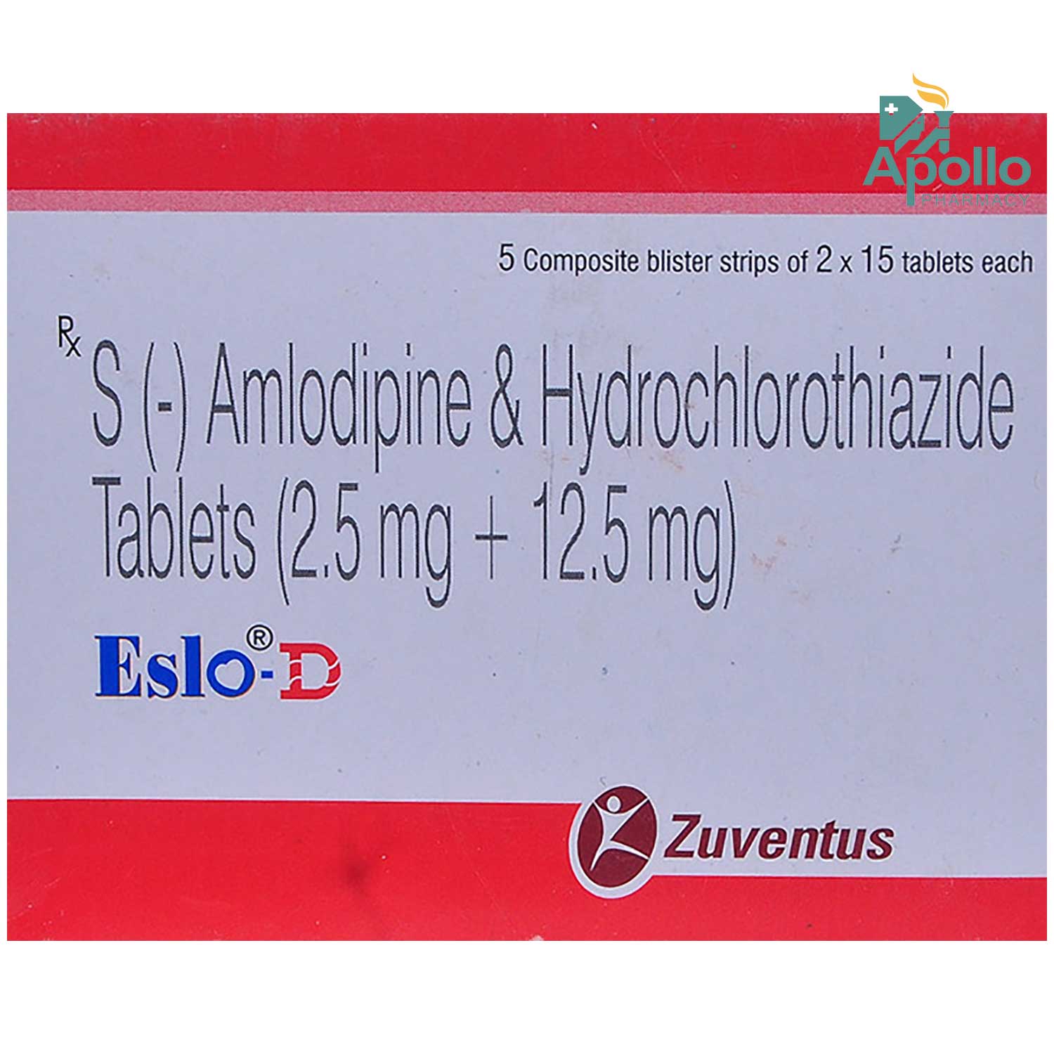 Buy Eslo-D Tablet 15's Online