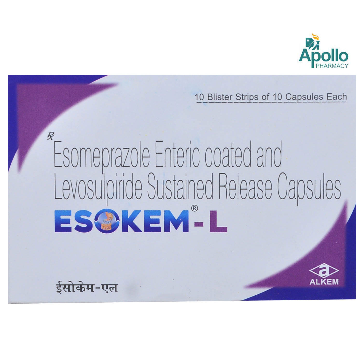 Buy ESOKEM L CAPSULE 10'S Online