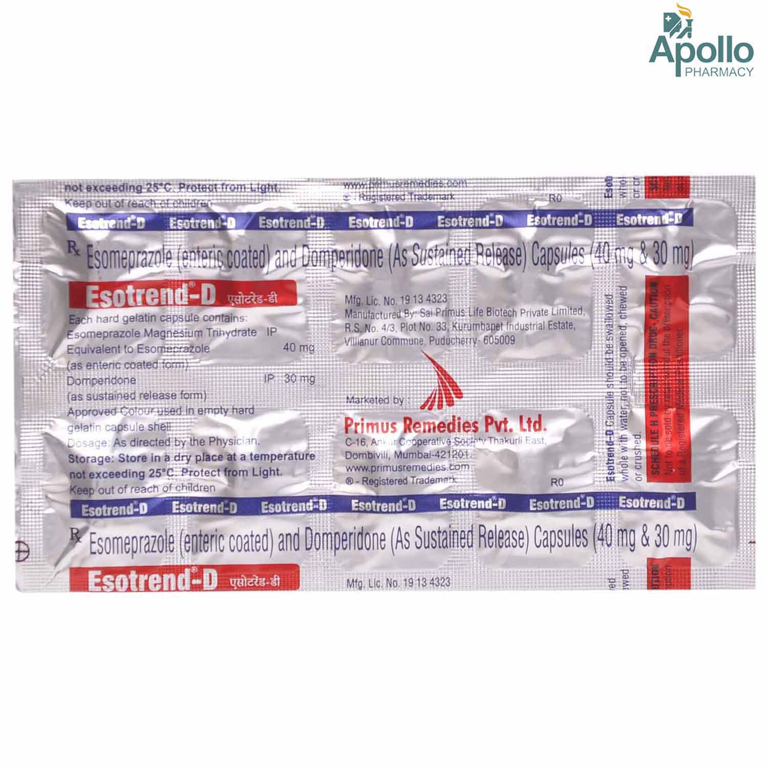 Esotrend D Capsule 10's, Pack of 10 CAPSULES Esotrend D Capsule 10's, Pack of 10 CAPSULES