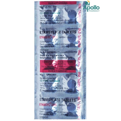 Ethasyl 250 mg Tablet 10's, Pack of 10 TabletS