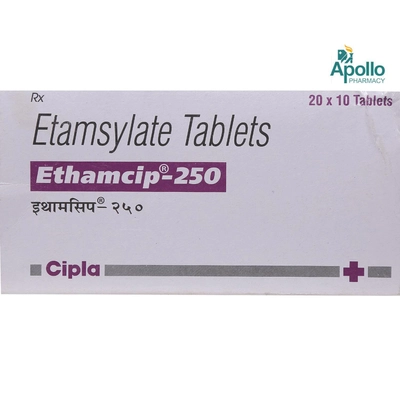 Ethamcip-250 Tablet 10's, Pack of 10 TabletS