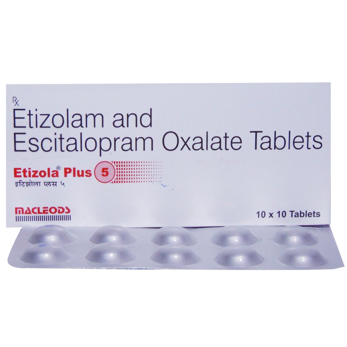Etizola Plus 5 Tablet 10's, Pack of 10 TABLETS Etizola Plus 5 Tablet 10's, Pack of 10 TABLETS