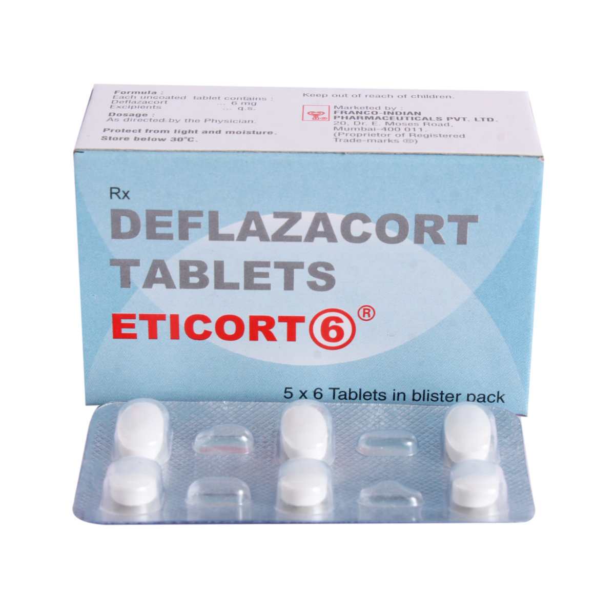 Eticort 6 Tablet 6's, Pack of 6 TabletS Eticort 6 Tablet 6's, Pack of 6 TabletS