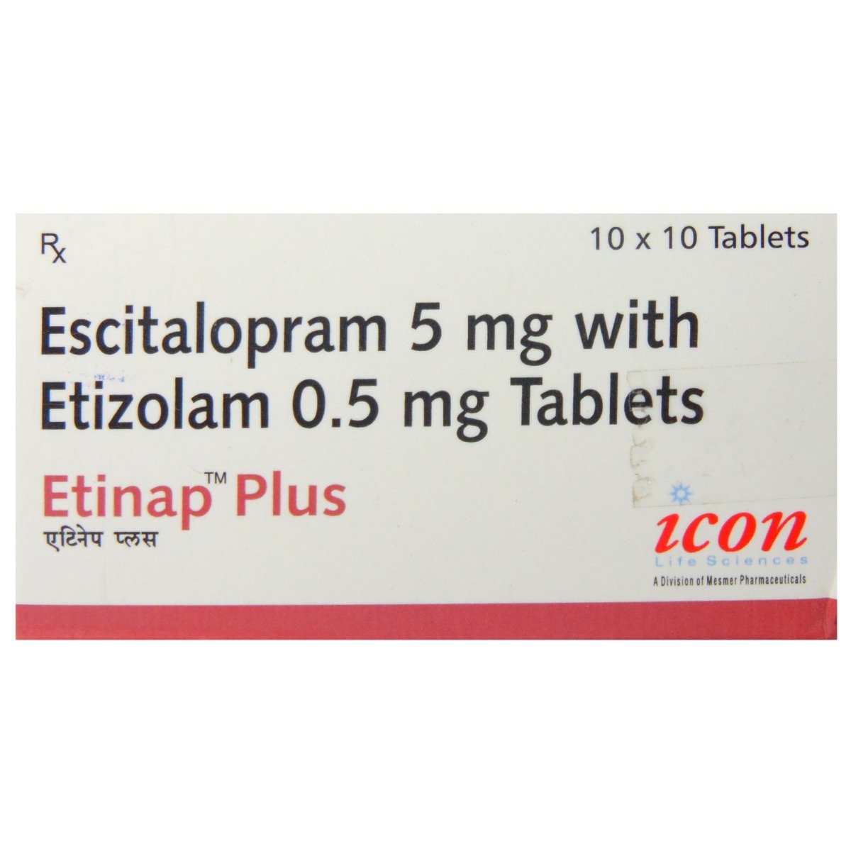 ETINAP PLUS TABLET, Pack of 10 TabletS ETINAP PLUS TABLET, Pack of 10 TabletS
