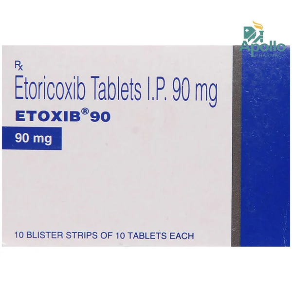 Etoxib 90 Tablet 10's, Pack of 10 TABLETS