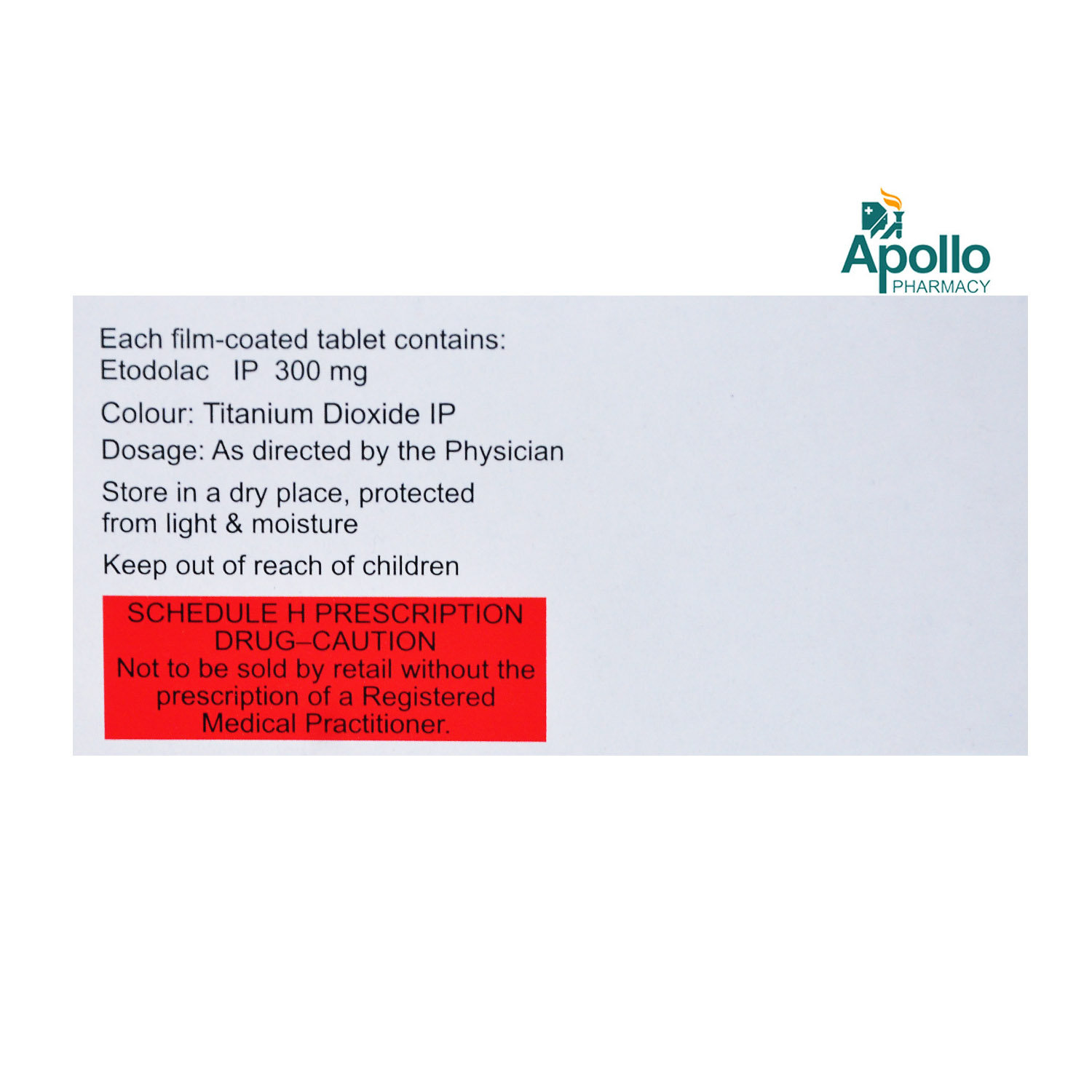 Etova-300 Tablet 10's, Pack of 10 TABLETS Etova-300 Tablet 10's, Pack of 10 TABLETS