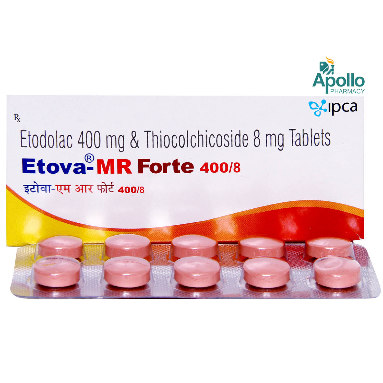 Etova MR Forte 400/8 Tablet 10's, Pack of 10 TABLETS Etova MR Forte 400/8 Tablet 10's, Pack of 10 TABLETS
