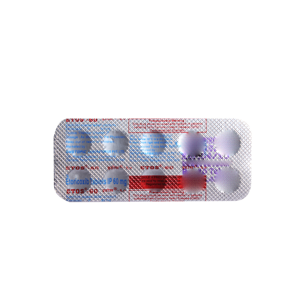 Etos-60mg Tablet 10's, Pack of 10 TabletS Etos-60mg Tablet 10's, Pack of 10 TabletS