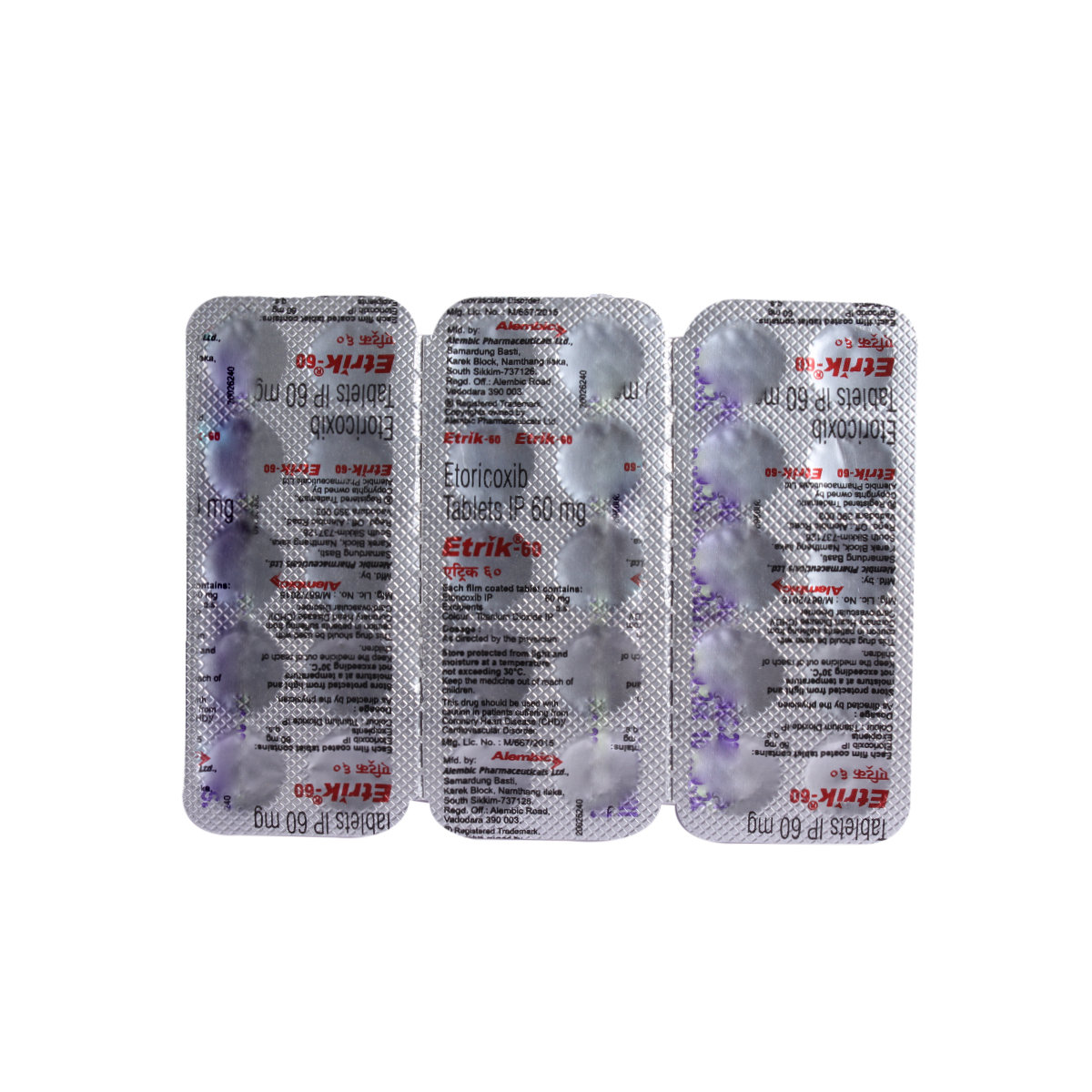 Etrik 60 Tablet 10's, Pack of 10 TabletS Etrik 60 Tablet 10's, Pack of 10 TabletS