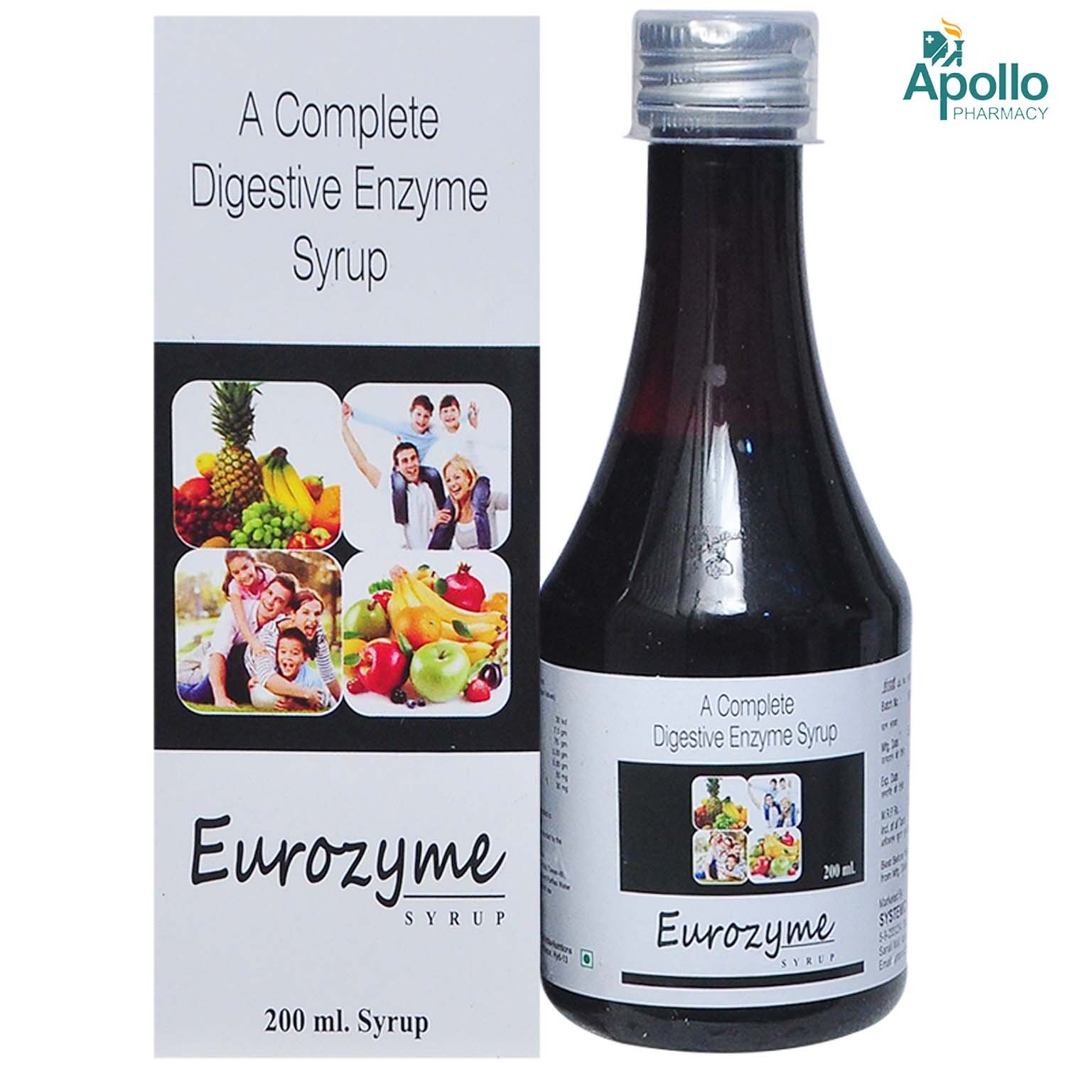 Eurozyme Syrup 200 ml, Pack of 1 Syrup Eurozyme Syrup 200 ml, Pack of 1 Syrup
