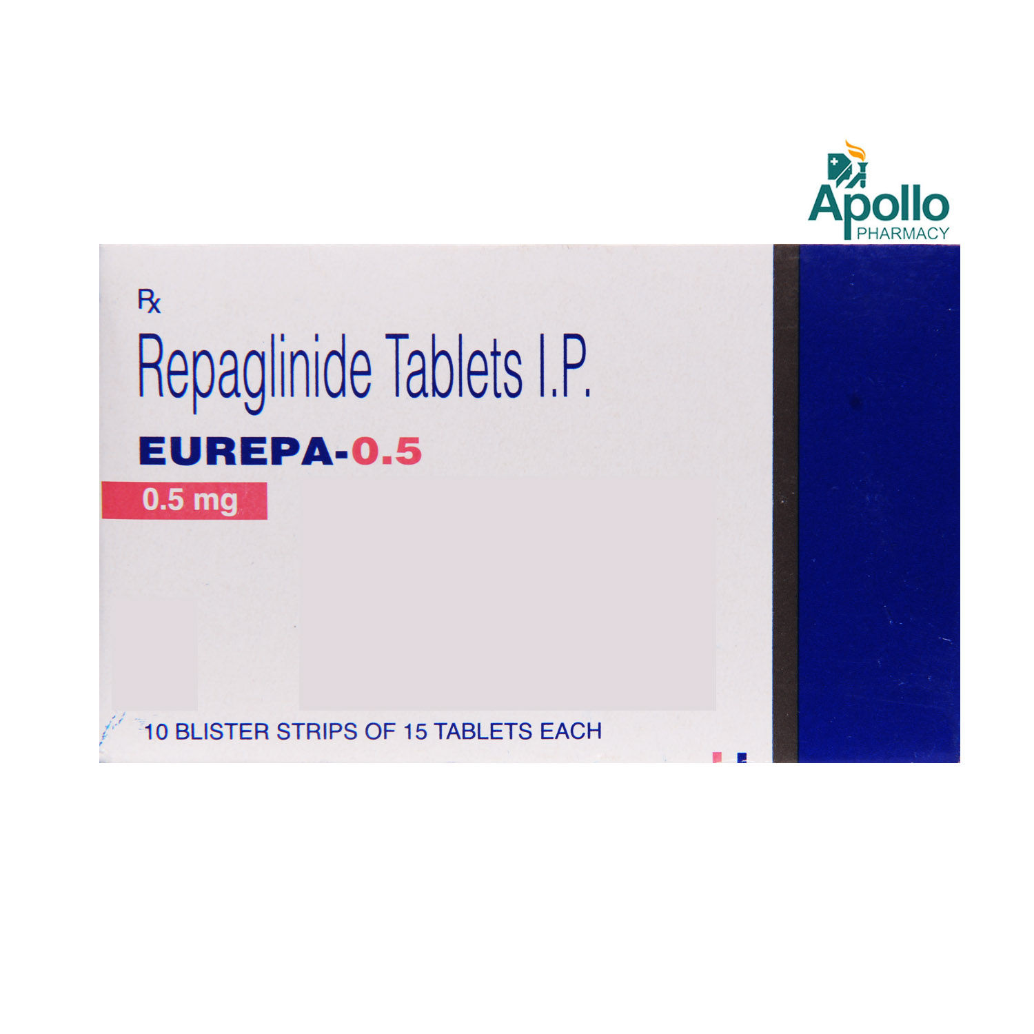 Buy Eurepa 0.5 Tablet 15's Online