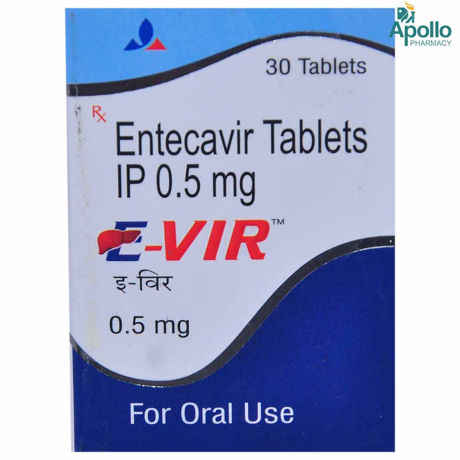 Buy E-Vir Tablet 30's Online