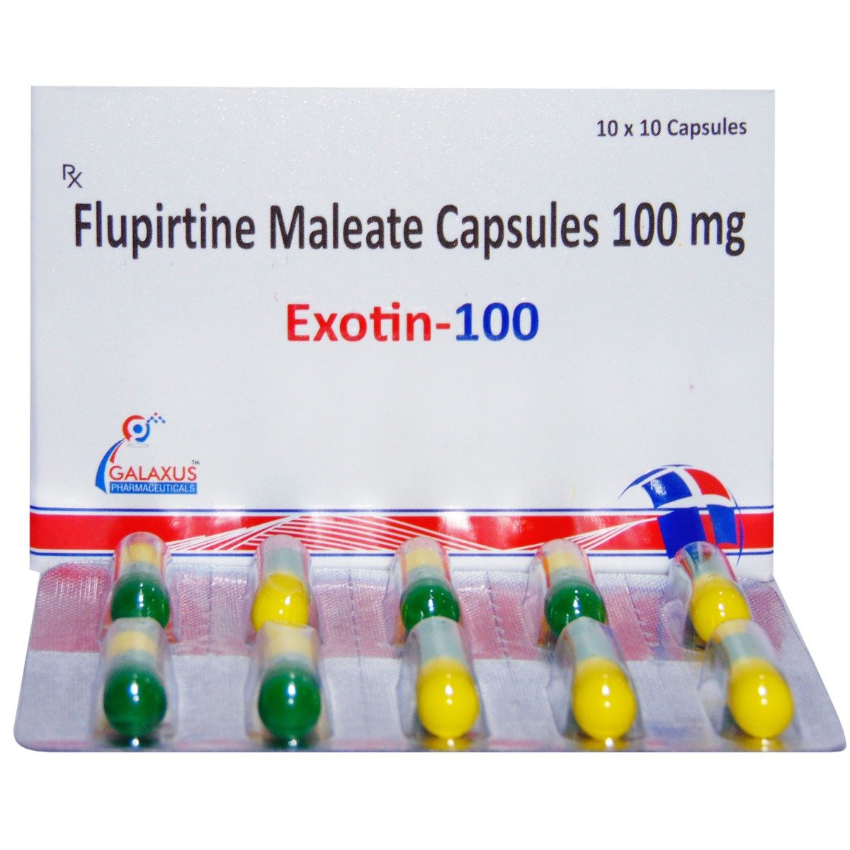 Exotin 100mg Capsule 10's, Pack of 10 CAPSULES Exotin 100mg Capsule 10's, Pack of 10 CAPSULES