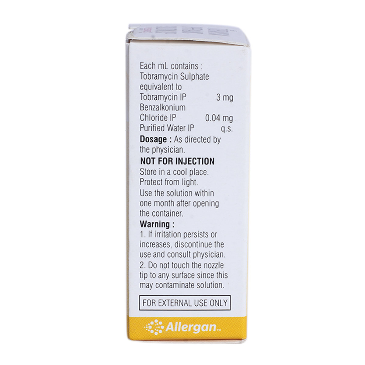 Eyebrex 0.3% Liquifilm 5 ml, Pack of 1 Drops Eyebrex 0.3% Liquifilm 5 ml, Pack of 1 Drops