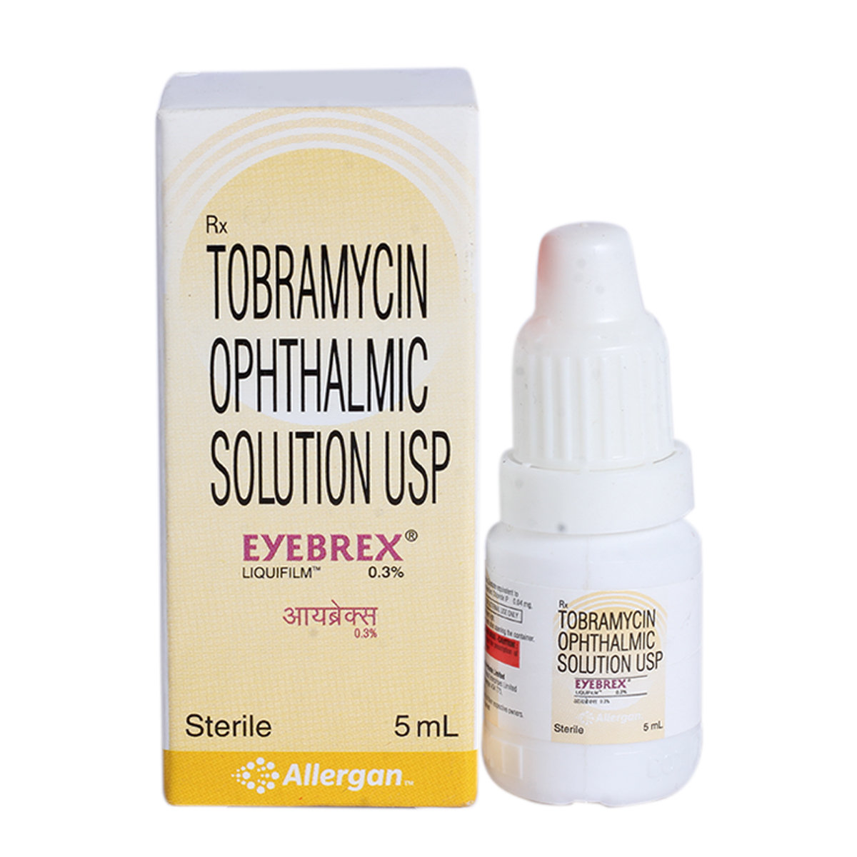 Eyebrex 0.3% Liquifilm 5 ml, Pack of 1 Drops Eyebrex 0.3% Liquifilm 5 ml, Pack of 1 Drops