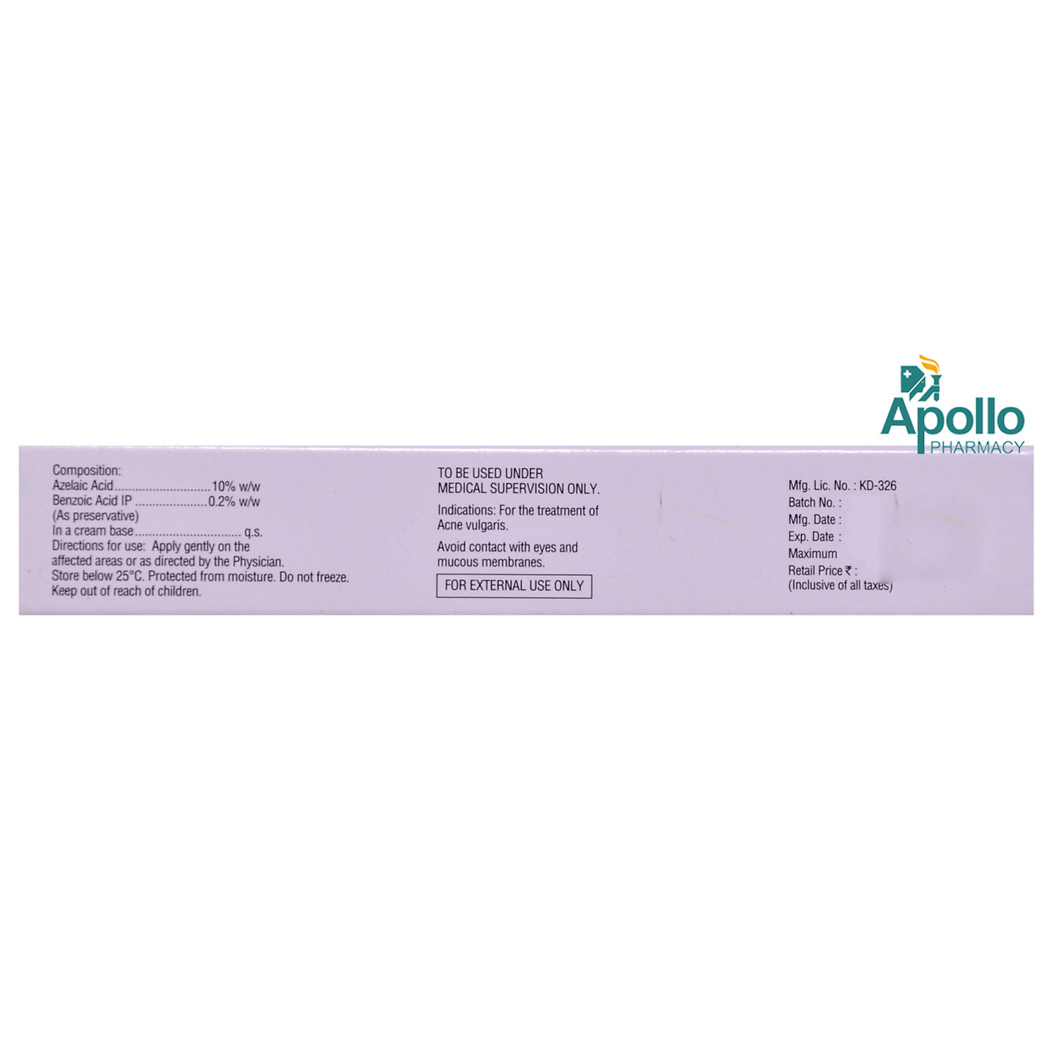 Ezanic 10% Cream 15 gm, Pack of 1 CREAM Ezanic 10% Cream 15 gm, Pack of 1 CREAM