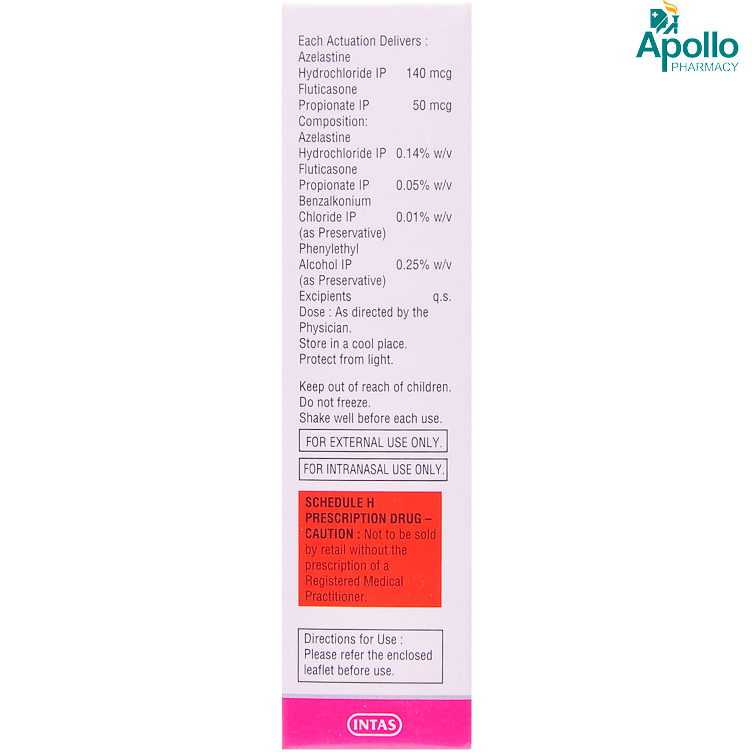 Ezicas AZ Nasal Spray 7 ml, Pack of 1 NASAL SPRAY Ezicas AZ Nasal Spray 7 ml, Pack of 1 NASAL SPRAY