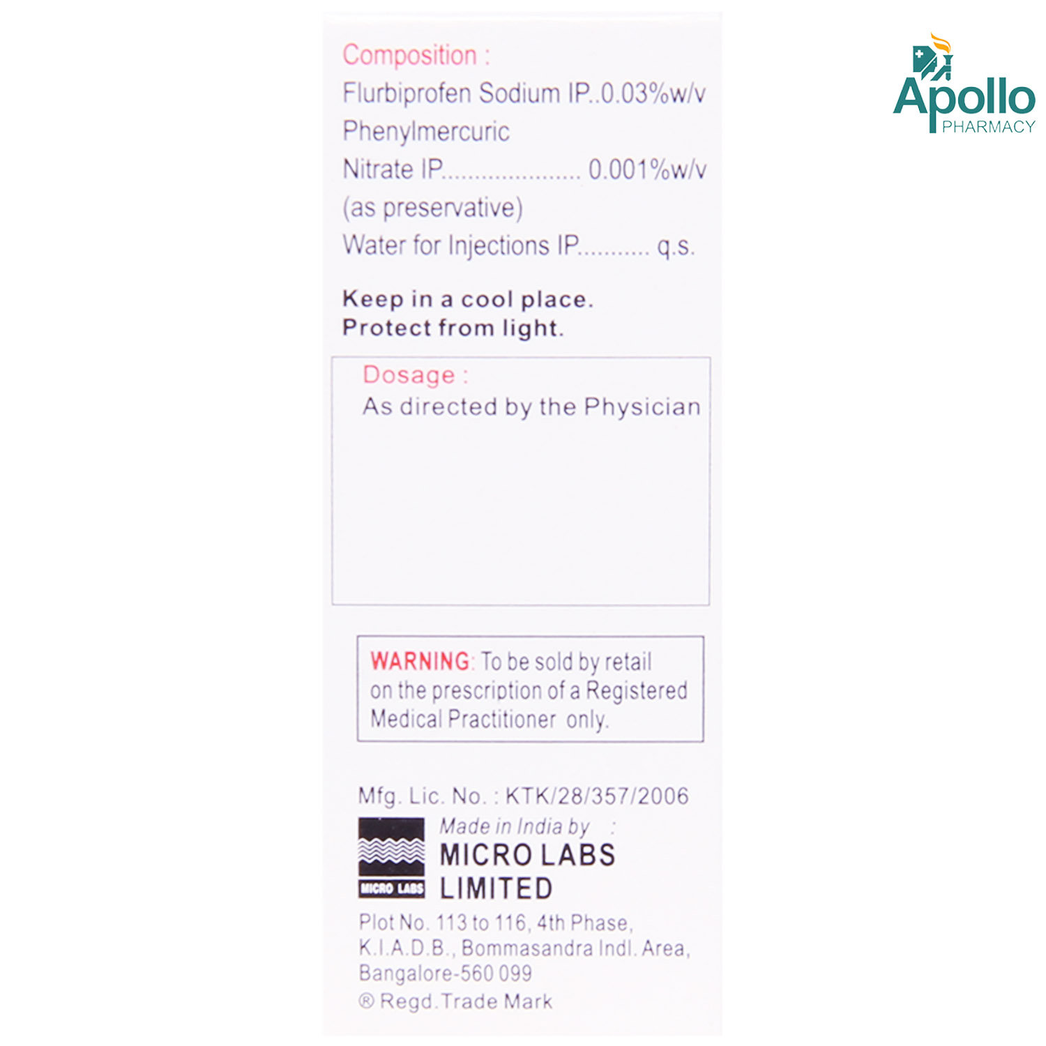 FBN Eye Drops 5 ml, Pack of 1 Drops FBN Eye Drops 5 ml, Pack of 1 Drops