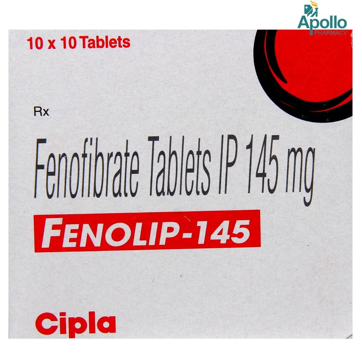 Buy Fenolip 145 Tablet 10's Online