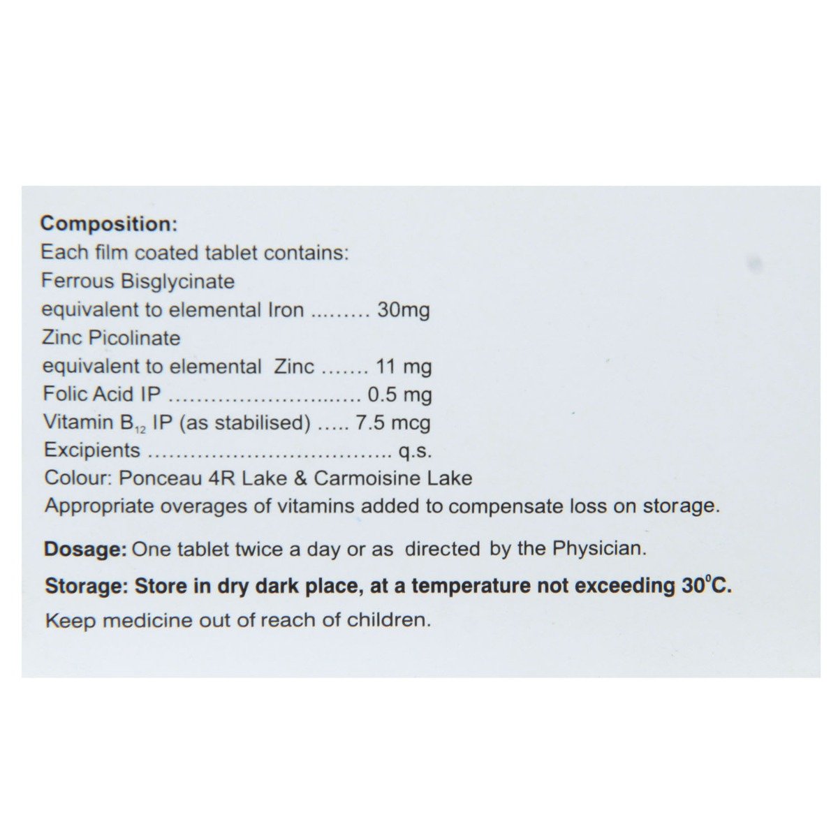 Ferose Tablet 15's, Pack of 15 TabletS Ferose Tablet 15's, Pack of 15 TabletS