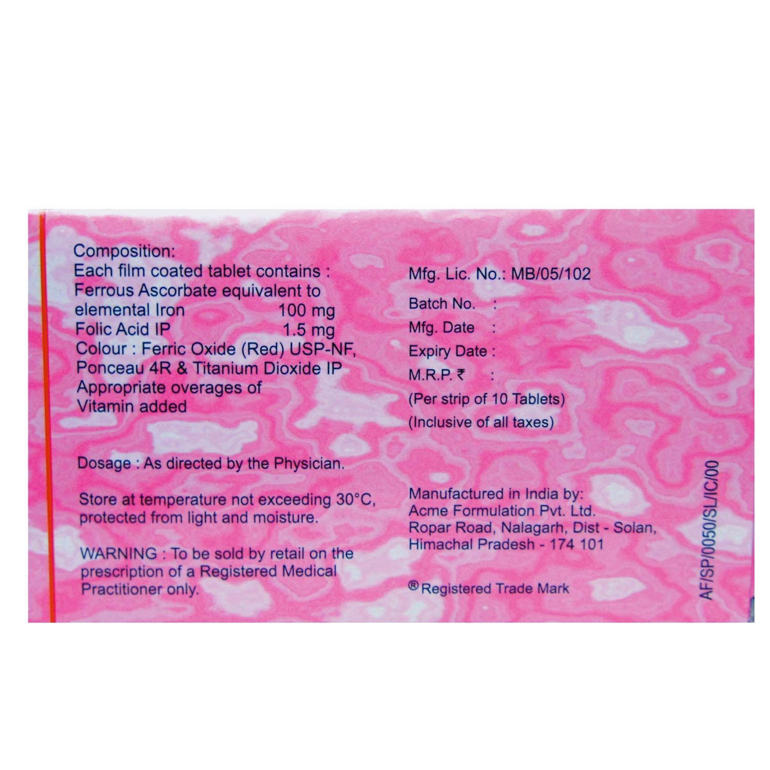 Ferimon XT Tablet 10's, Pack of 10 TABLETS Ferimon XT Tablet 10's, Pack of 10 TABLETS