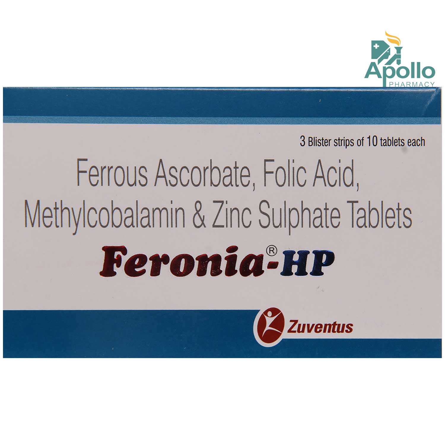 Feronia HP Tablet 10's, Pack of 10 TABLETS Feronia HP Tablet 10's, Pack of 10 TABLETS