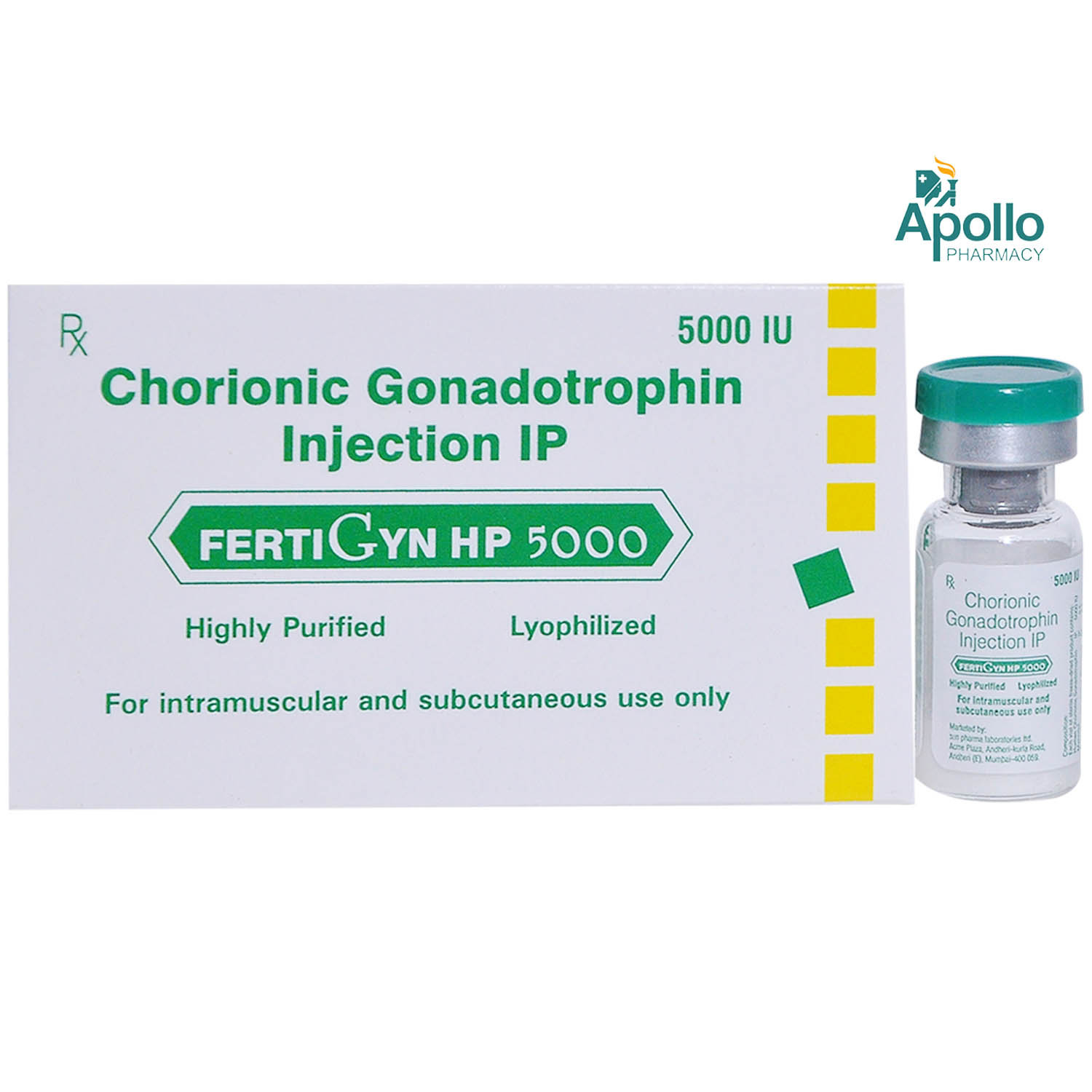 FertiGyn HP 5000IU Injection 1's, Pack of 1 INJECTION FertiGyn HP 5000IU Injection 1's, Pack of 1 INJECTION