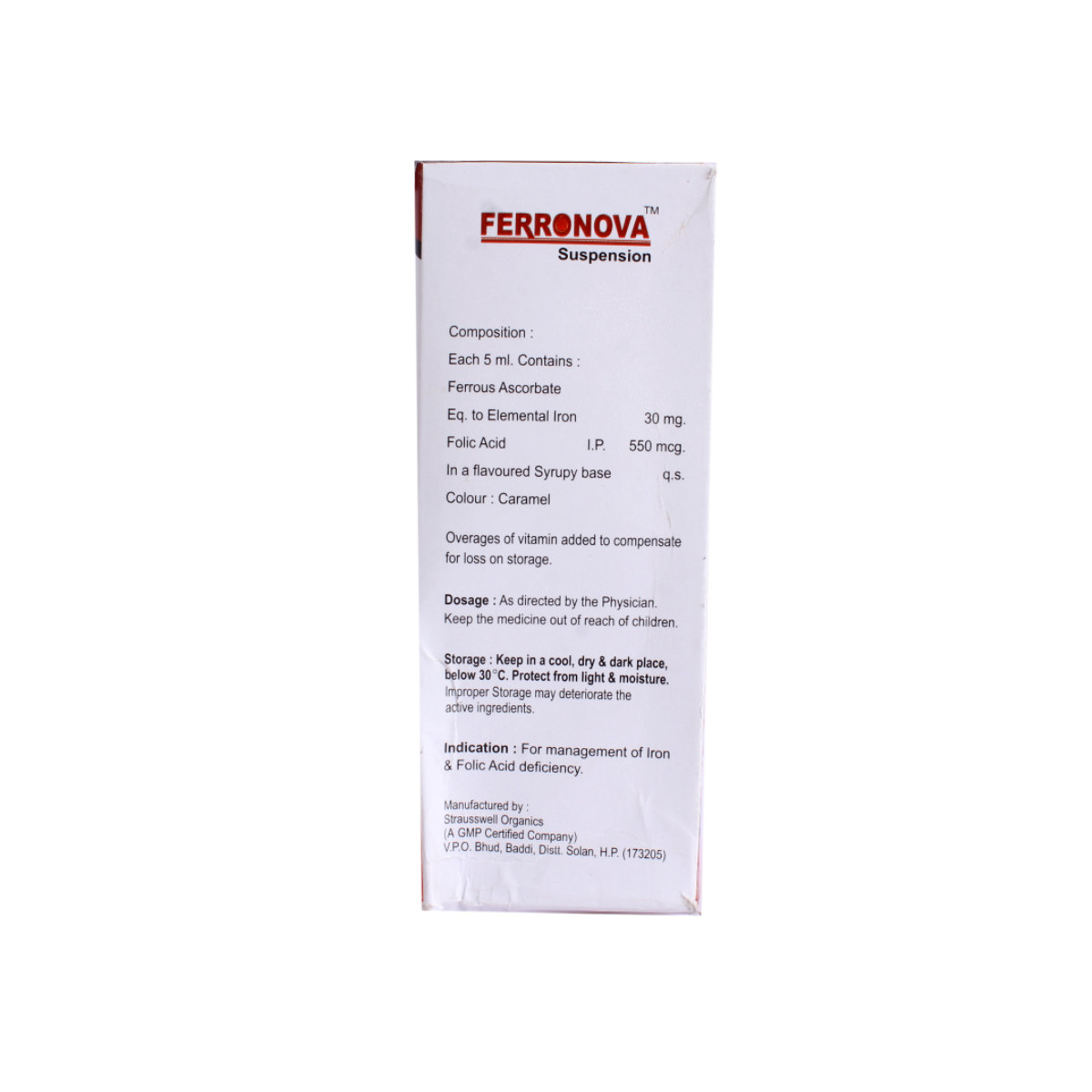 Ferronova Suspension 150 ml, Pack of 1 SUSPENSION Ferronova Suspension 150 ml, Pack of 1 SUSPENSION