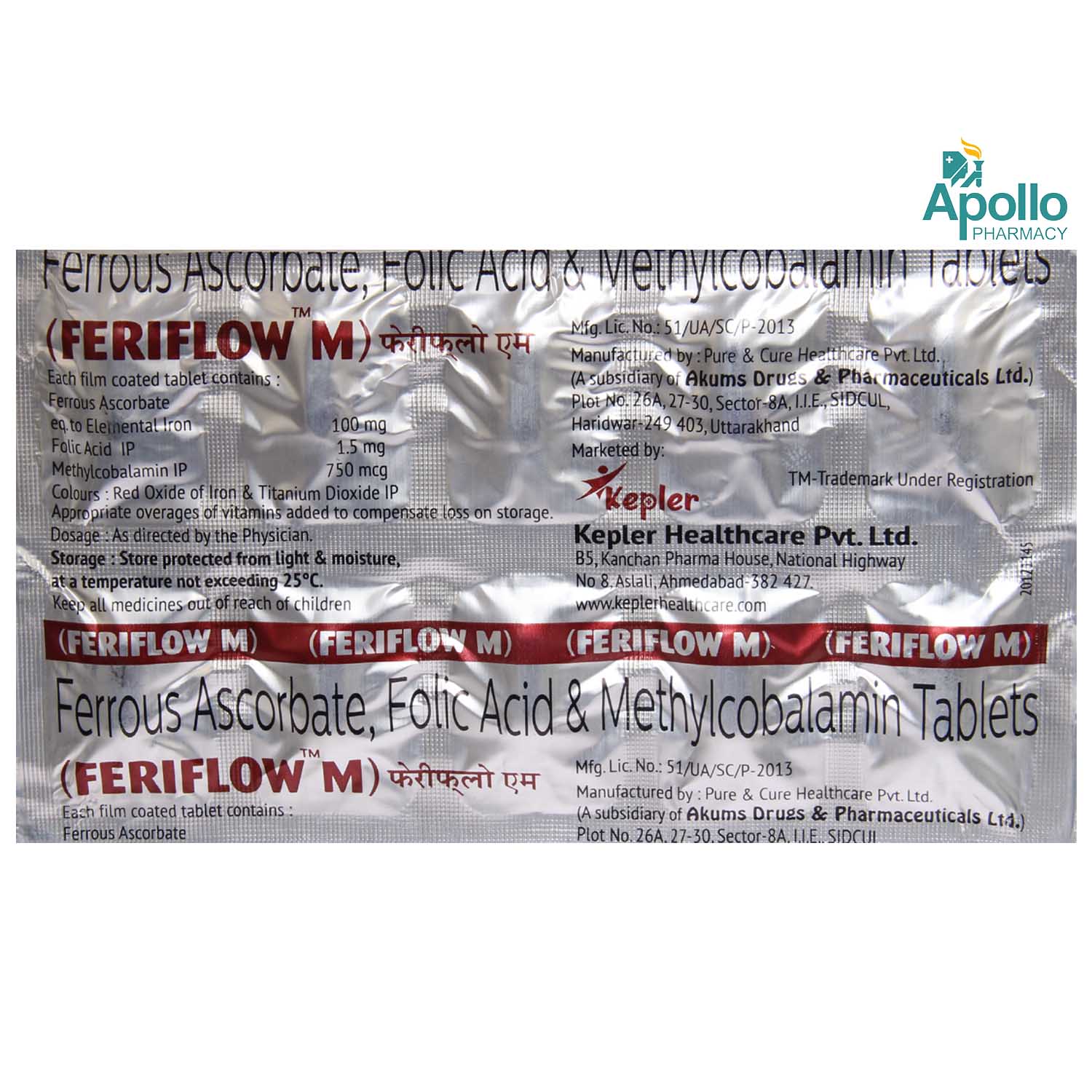 Buy Feriflow M Tablet 10's Online