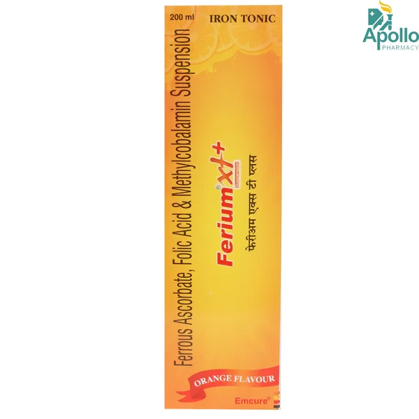 Ferium XT Plus Orange Suspension 200 ml, Pack of 1 SUSPENSION