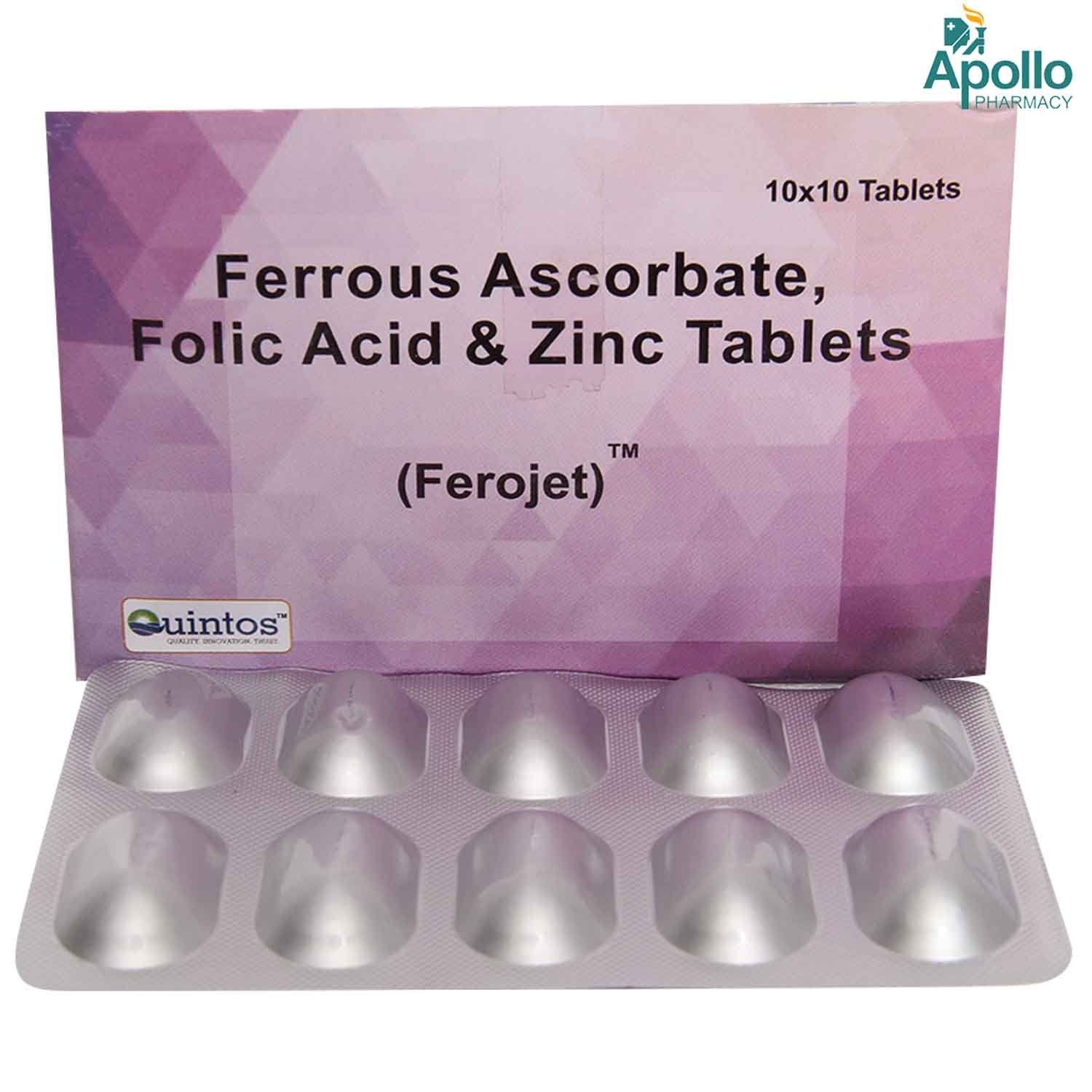 Ferojet Tablet 10's, Pack of 10 Ferojet Tablet 10's, Pack of 10