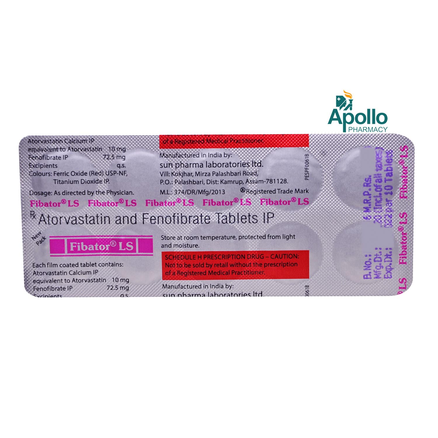 Fibator LS Tablet 10's, Pack of 10 TABLETS Fibator LS Tablet 10's, Pack of 10 TABLETS