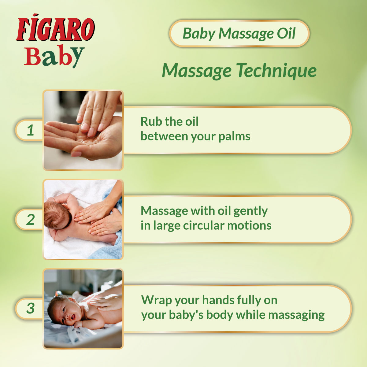 Figaro Baby Massage Oil, 100 ml, Pack of 1 Figaro Baby Massage Oil, 100 ml, Pack of 1