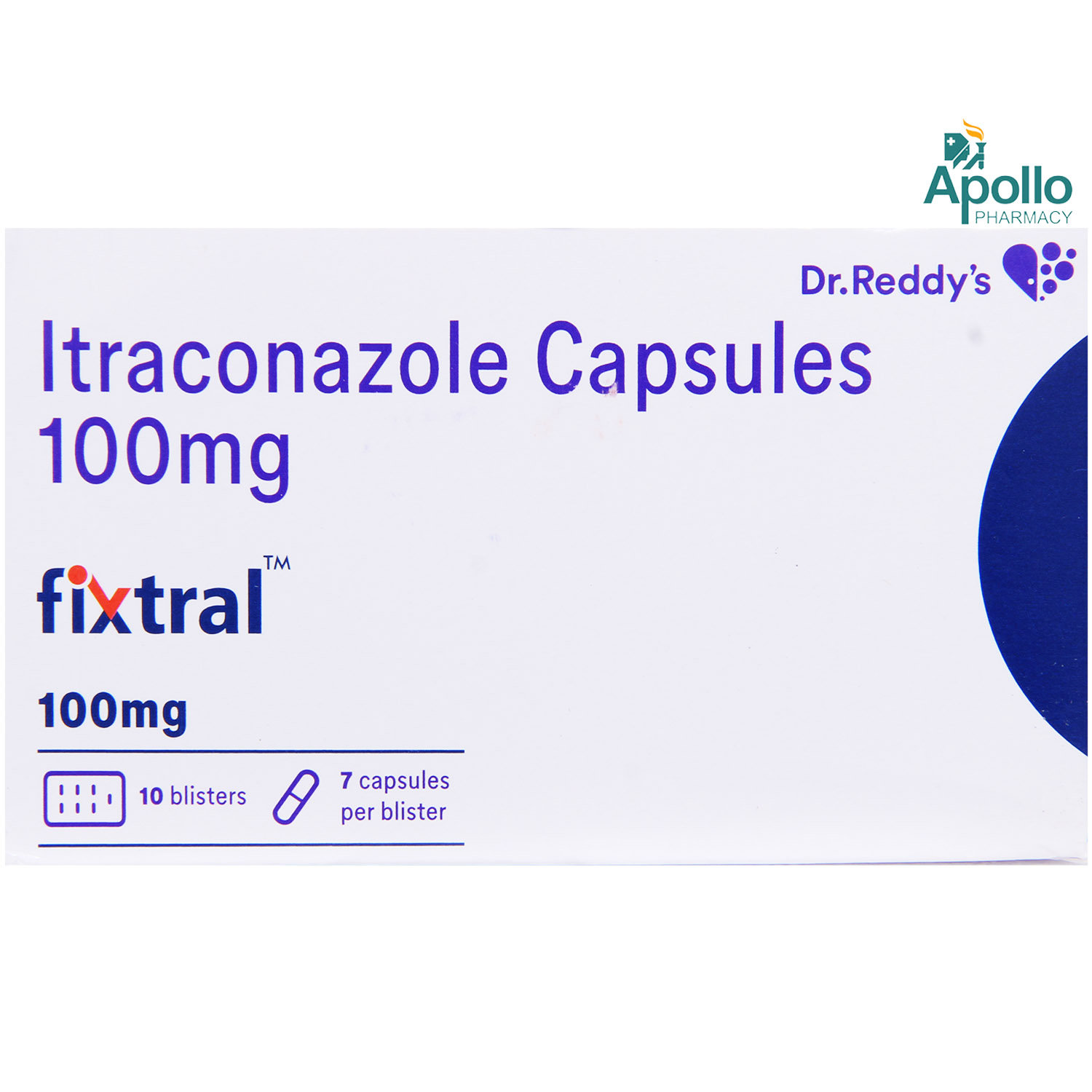 Fixtral 100 mg Capsule 7's, Pack of 7 CAPSULES Fixtral 100 mg Capsule 7's, Pack of 7 CAPSULES