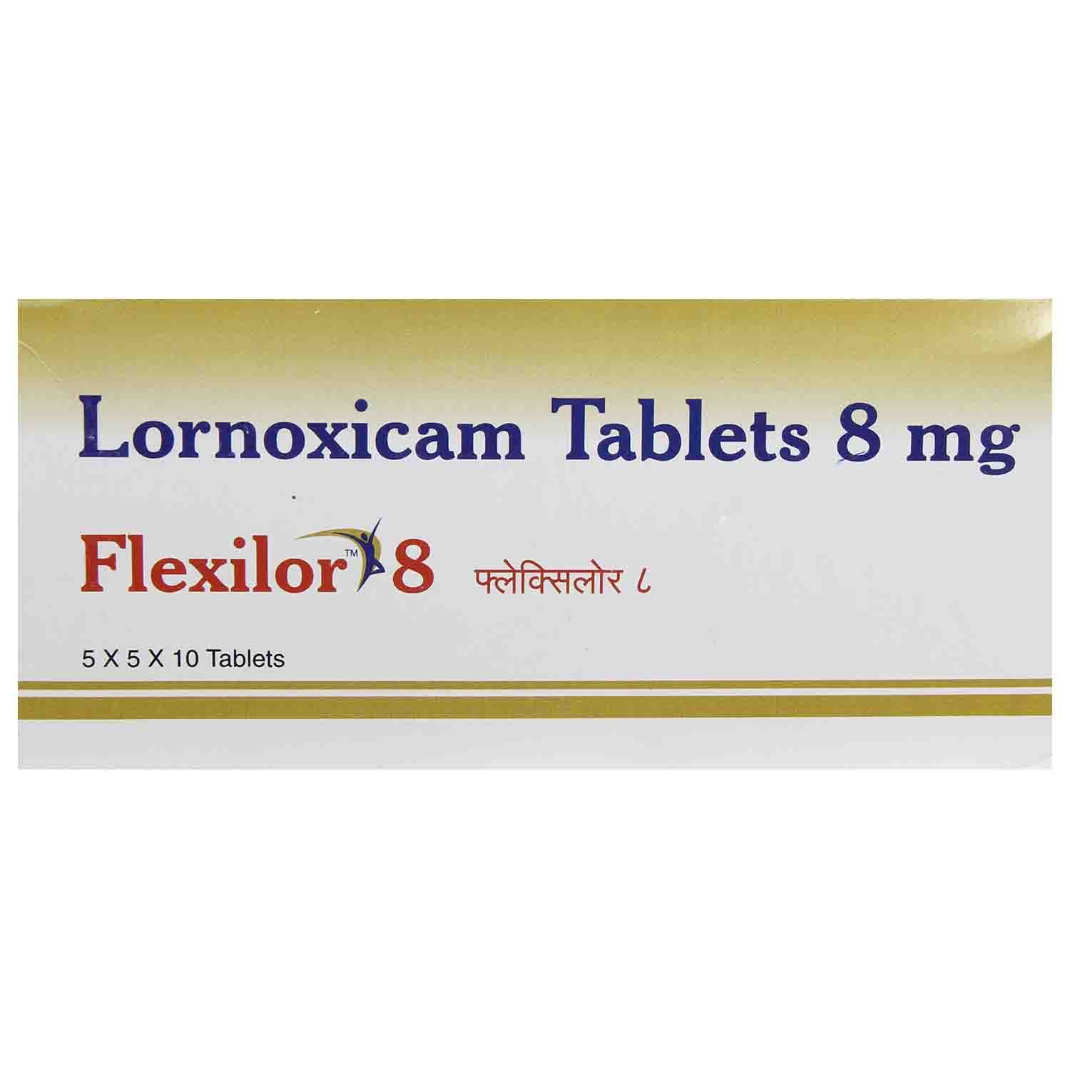 Buy Flexilor 8 Tablet 10's Online