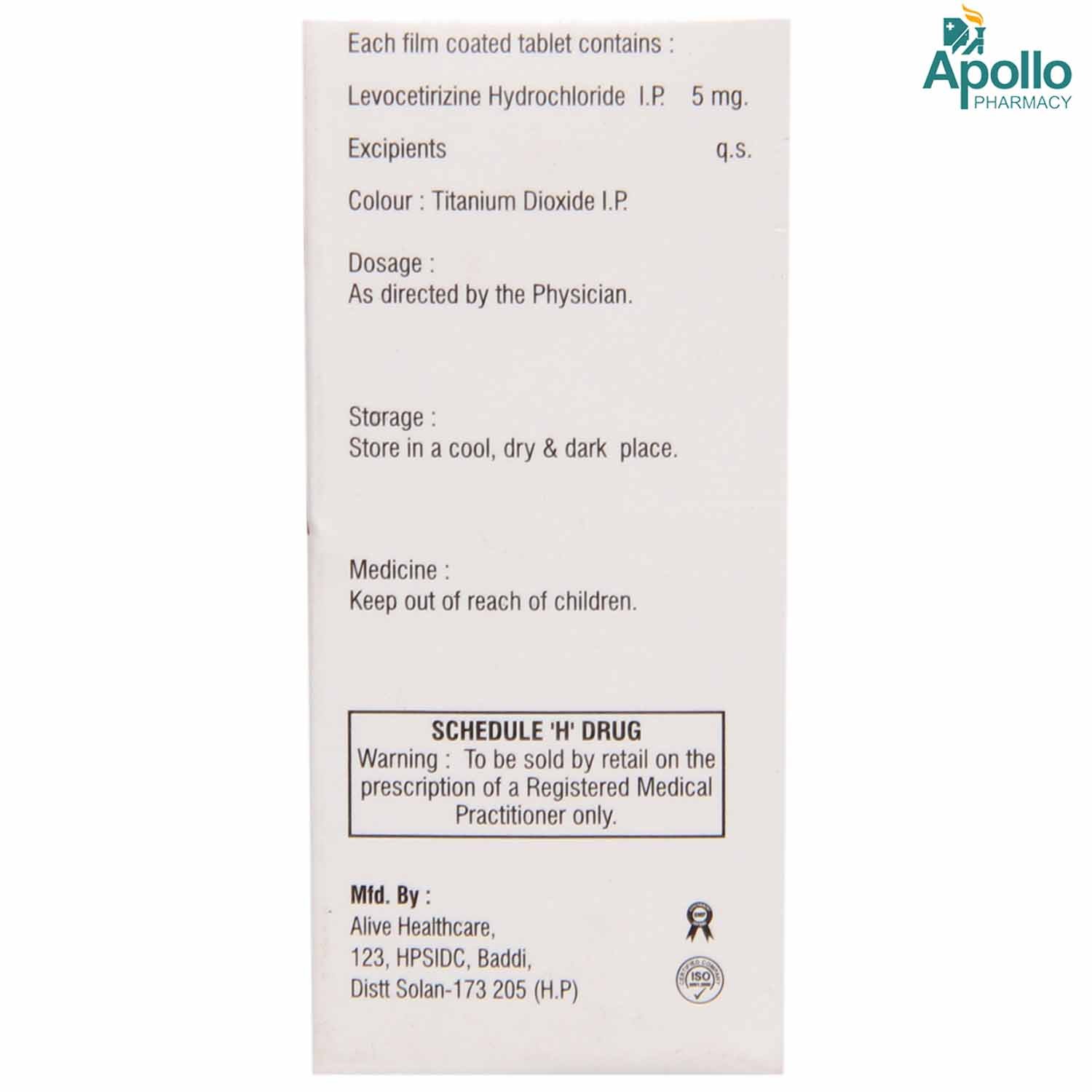 Flingo 5mg Tablet 10's, Pack of 10 TabletS Flingo 5mg Tablet 10's, Pack of 10 TabletS