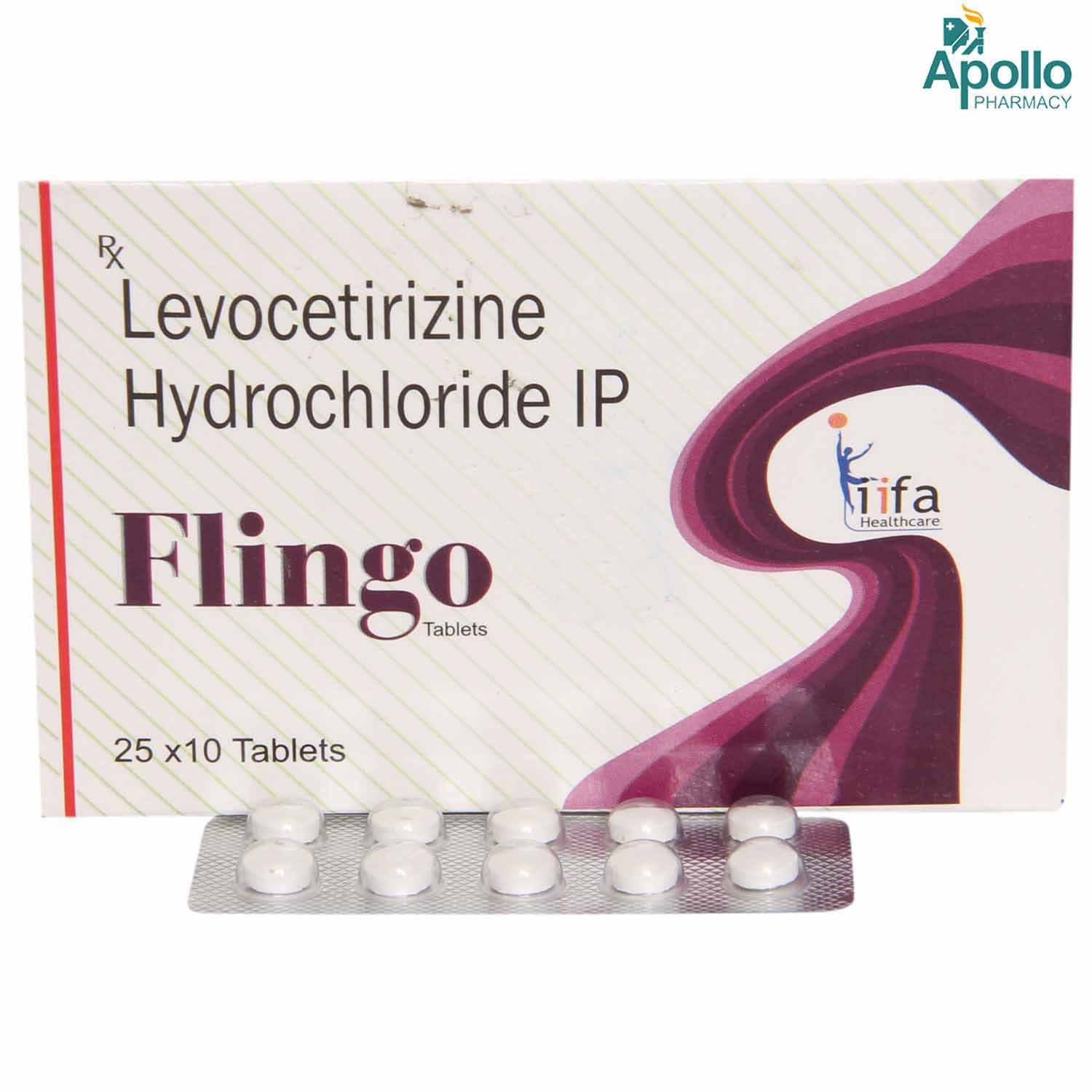 Flingo 5mg Tablet 10's, Pack of 10 TabletS Flingo 5mg Tablet 10's, Pack of 10 TabletS