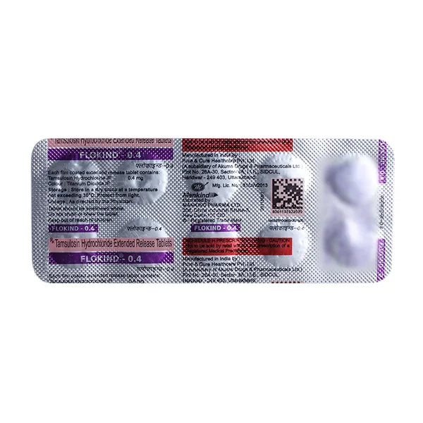 Flokind-0.4mg Er Tablet 10's, Pack of 10 TABLETS