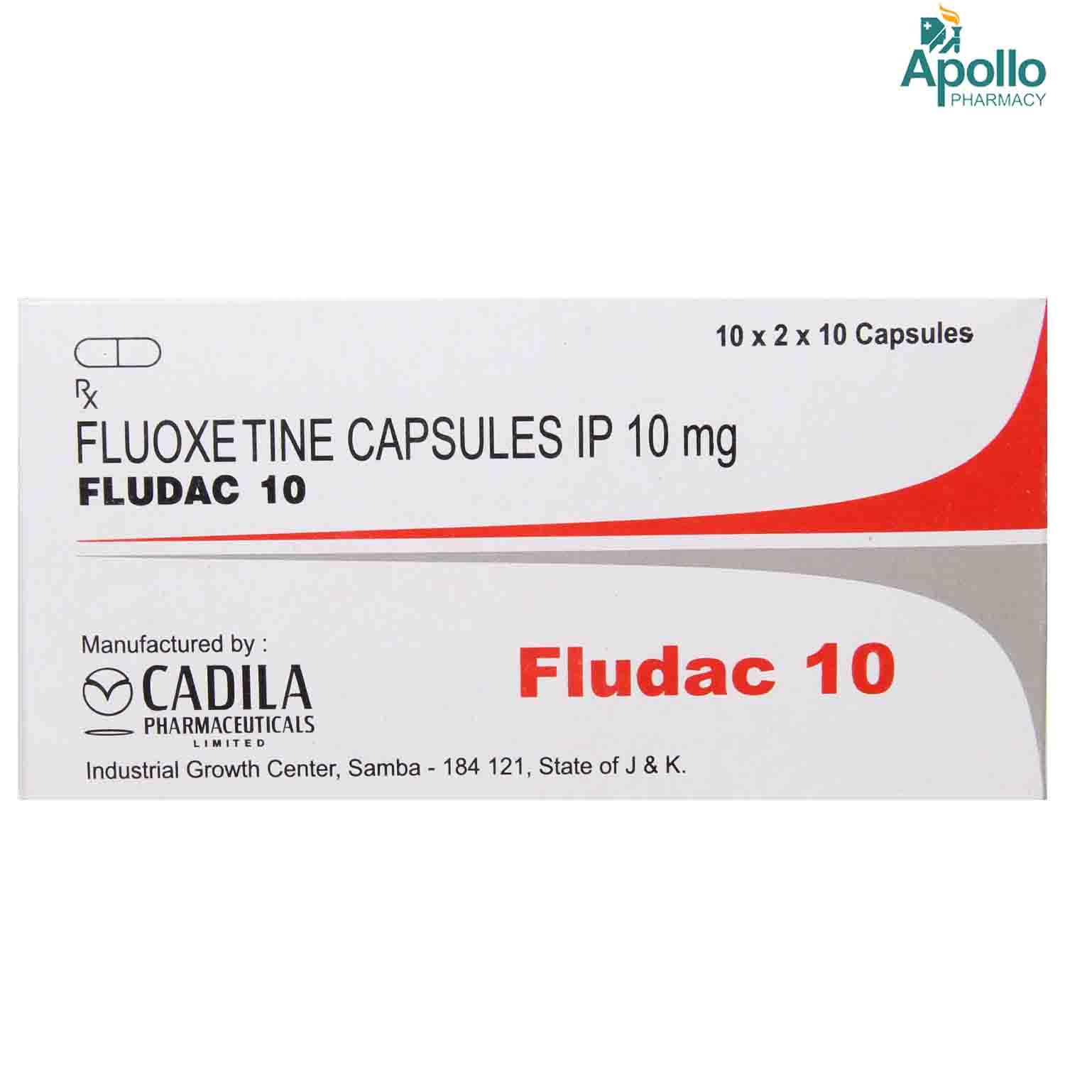 Fludac 10 Capsule 10's, Pack of 10 CAPSULES Fludac 10 Capsule 10's, Pack of 10 CAPSULES