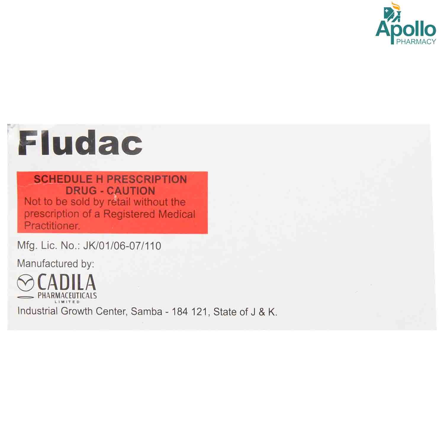 Fludac Capsule 15's, Pack of 15 CAPSULES Fludac Capsule 15's, Pack of 15 CAPSULES