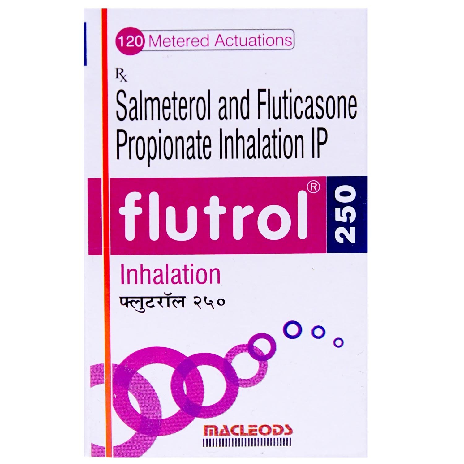 Flutrol 250 Inhaler 120 mdi, Pack of 1 Flutrol 250 Inhaler 120 mdi, Pack of 1