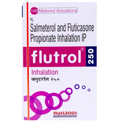 Flutrol 250 Inhaler 120 mdi, Pack of 1 INHALER