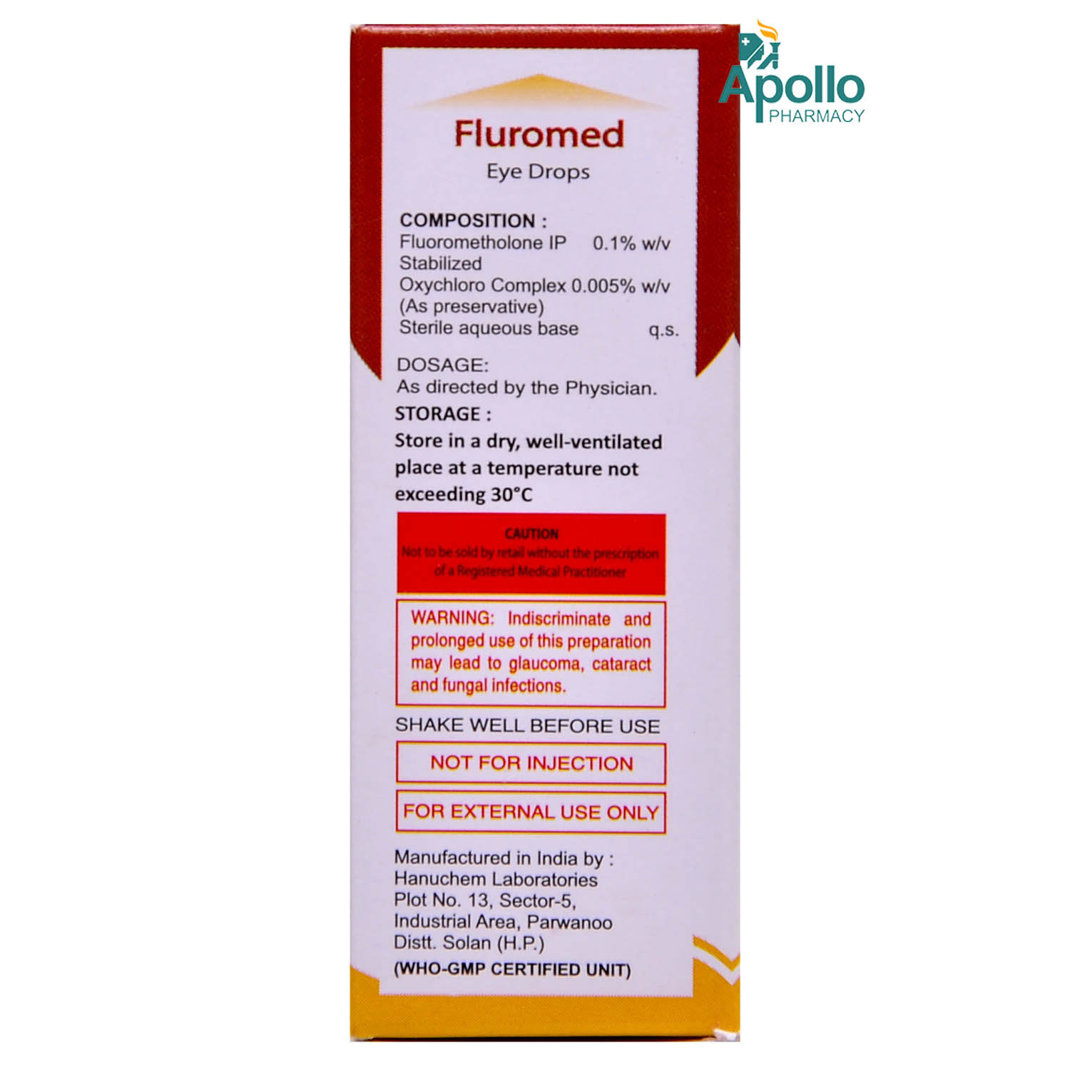 Fluromed Eye Drop 5 ml, Pack of 1 EYE DROPS Fluromed Eye Drop 5 ml, Pack of 1 EYE DROPS